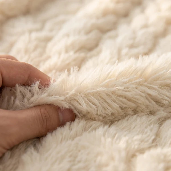 Completo da casa in pile sherpa